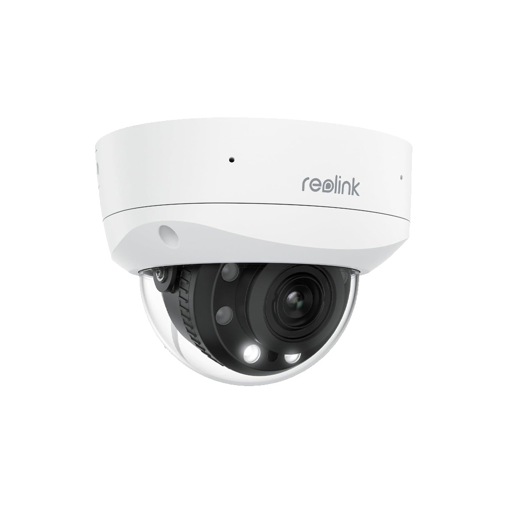 Reolink P337 8MP Vandal-Proof Person/Vehicle Detection PoE Dome Camera with Spotlights 